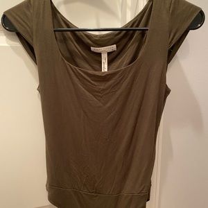 Final Touch Olive Green Bodysuit
